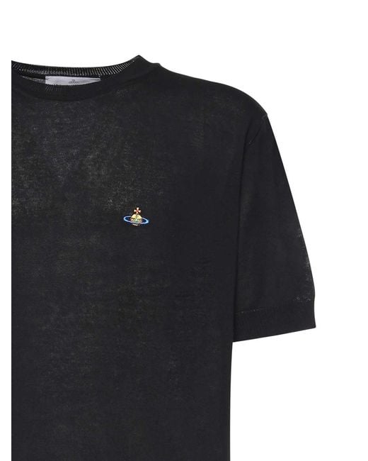 Vivienne Westwood Black T-Shirts And Polos Cotton for men