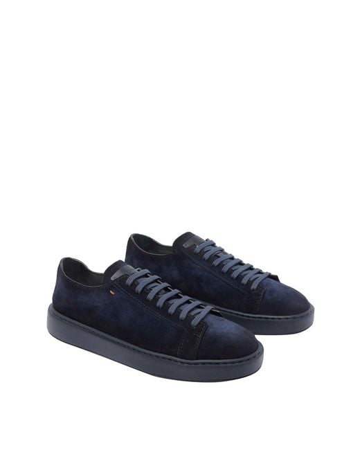 Santoni Blue Ford Sneakers for men