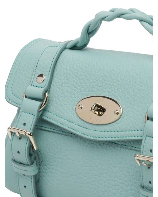 Mulberry Blue Mini Alexa Handbag