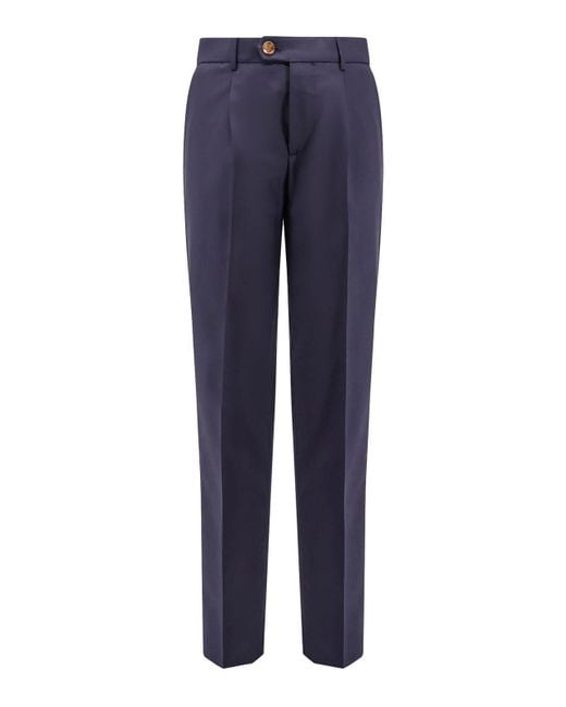 Brunello Cucinelli Blue Trousers for men