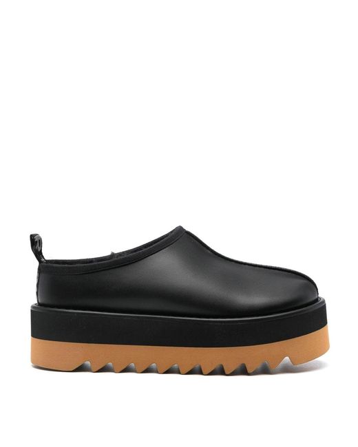 Stella McCartney Black Faux Leather Mules