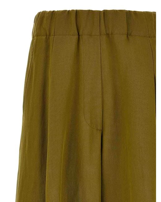 Dries Van Noten Green Pila Straight-Leg Pants
