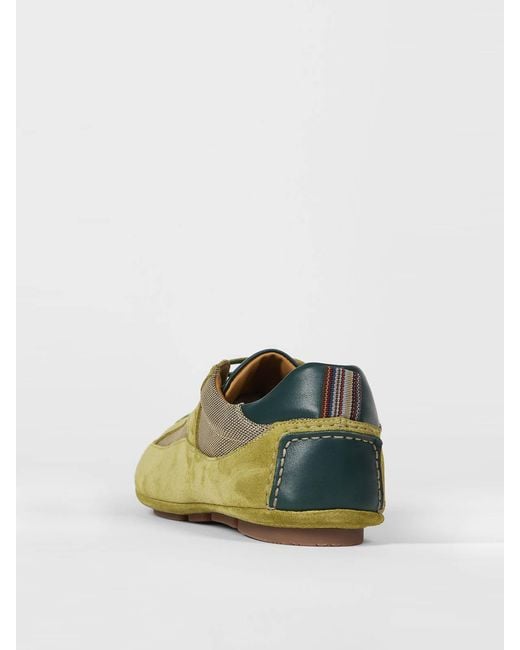 Paul Smith Green Marini Suede Sneakers for men