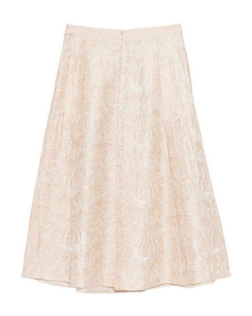 Seventy Natural Midi Skirt