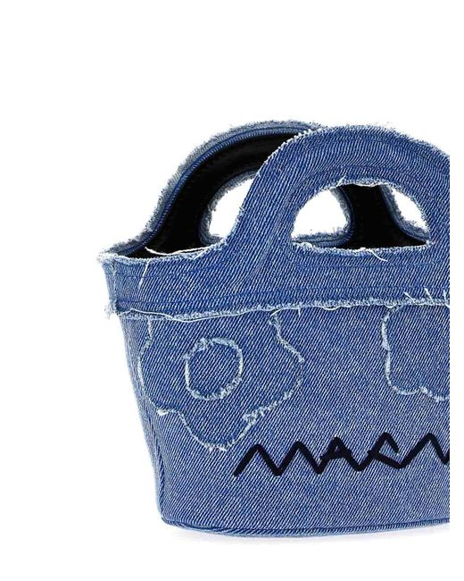 Marni Blue Tropicalia Micro Handbag