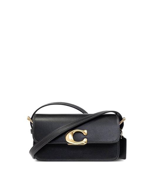 COACH Black Zoe Leather Shoulder Bag