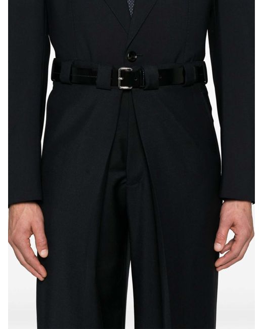 Givenchy Black Pleated Extra Large Chino Pants for men