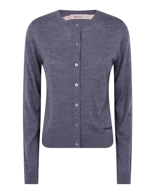 N°21 Blue Classic Cardigan
