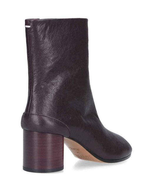 Maison Margiela Purple Ankle Boots