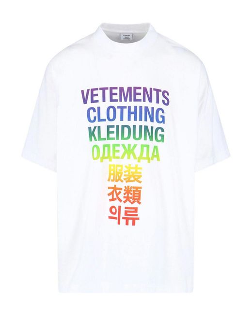 vetements oversized shirt