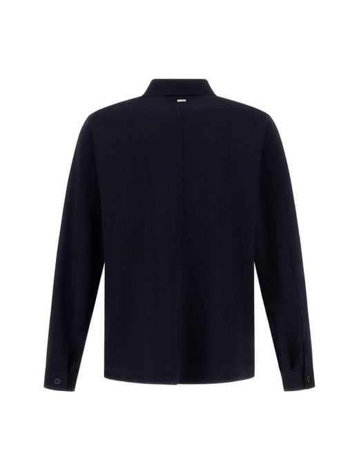 Herno Blue Shacket for men
