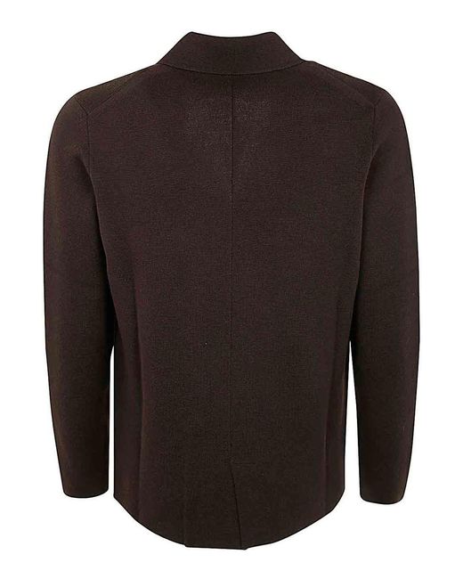 Drumohr Black Double Breasted Blazer for men