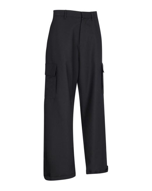Off-White c/o Virgil Abloh Blue Cargo Pants for men