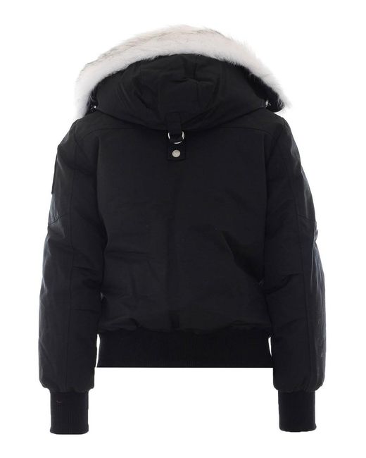 Moose Knuckles Black Original Debbie Bomber