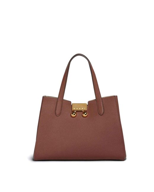 Marni Brown Leather Bag
