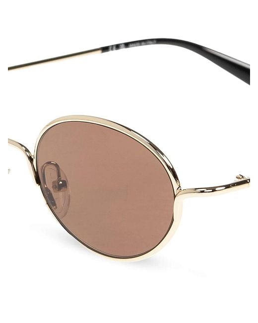 Occhiali di McQueen in Metallic