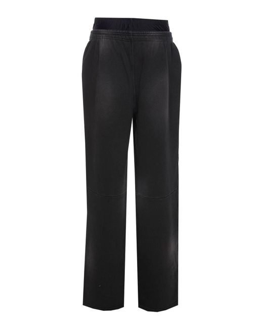 Alexander Wang Pre Styled Bike Shorts Pants in Black | Lyst