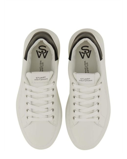Stuart Weitzman White Trainers