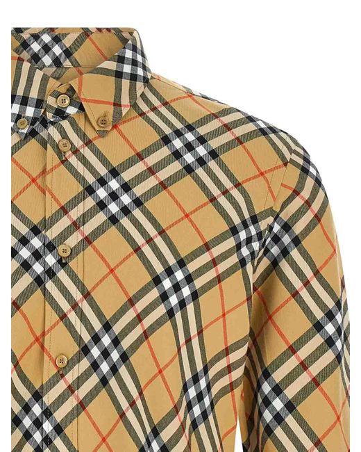 Camicia Roana di Burberry in Gray da Uomo