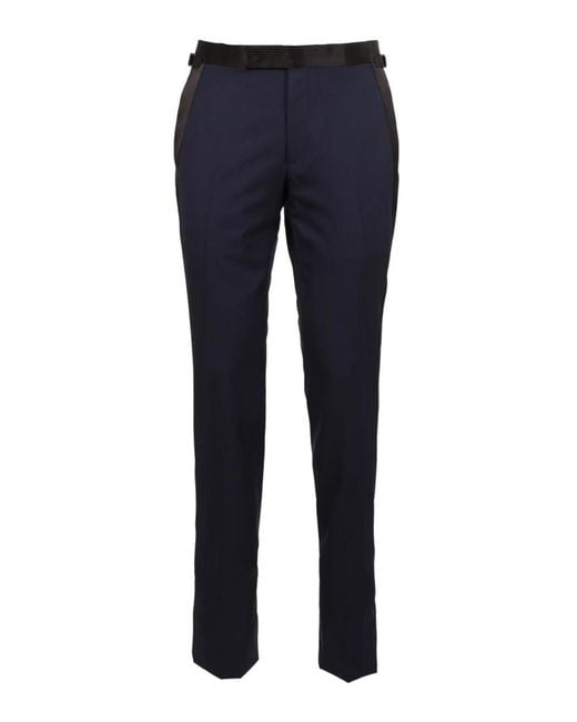 Tom Ford Blue Breasted Wool Tuxedo Suit for men