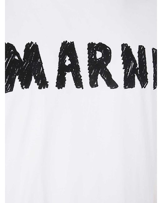 Marni White St-Shirt for men