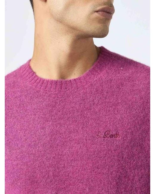 Mc2 Saint Barth Pink Sweater for men