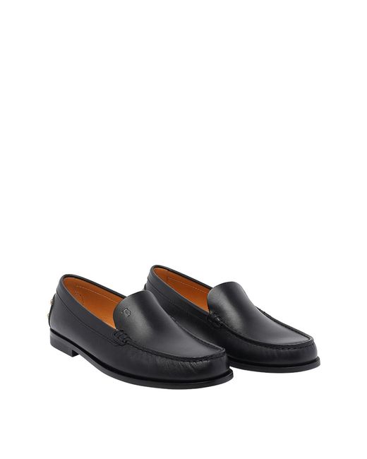 Tod's Black Loafers
