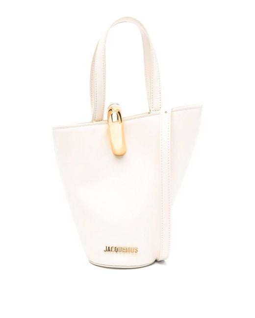 Borsa A Secchiello di Jacquemus in White