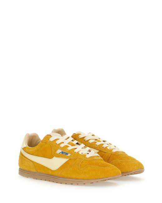Autry Yellow Windspin Low Sneaker