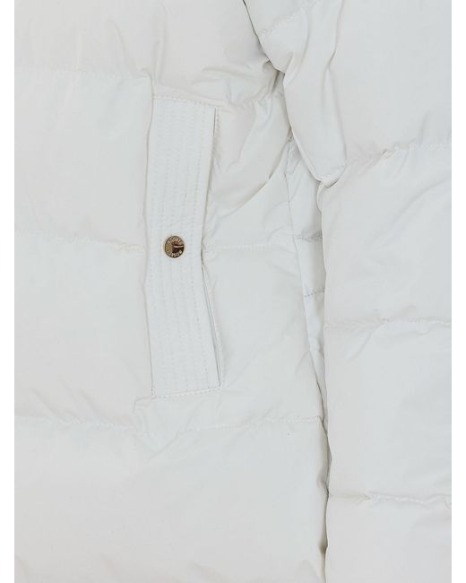 Moorer White Klie Down Jacket
