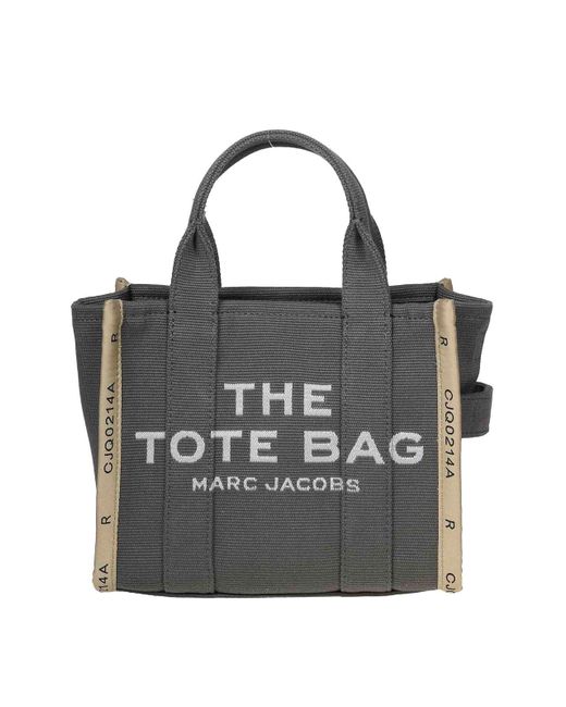 Marc Jacobs Black The Tote Small Bag Jacquard
