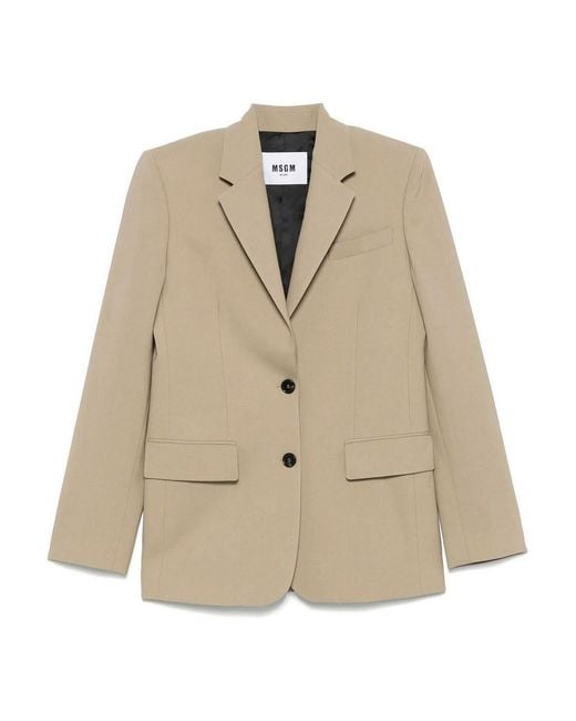 MSGM Natural Jacket