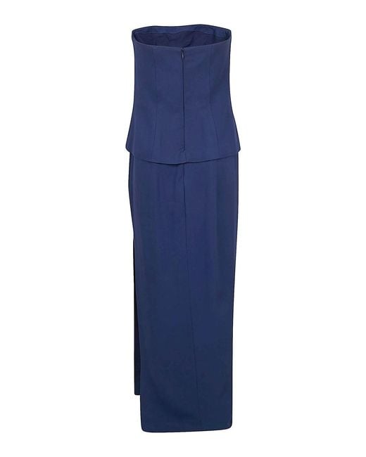 Ralph Lauren Blue Woven-Dresses