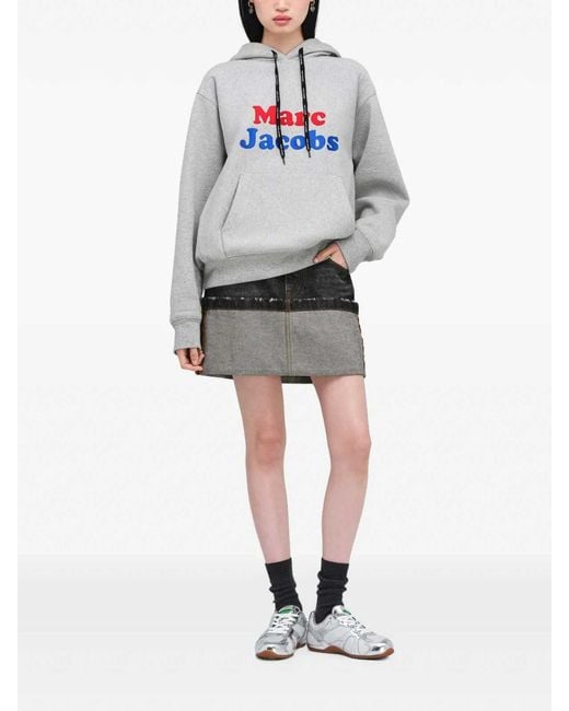 Marc Jacobs White Canal Street Logo Hoody