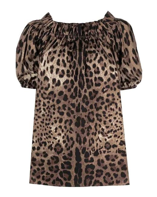 Dolce & Gabbana Brown Blouse