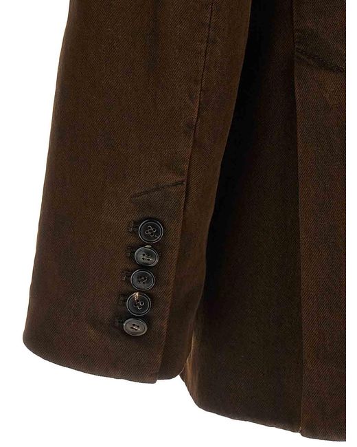 Dries Van Noten Brown Befya Blazer