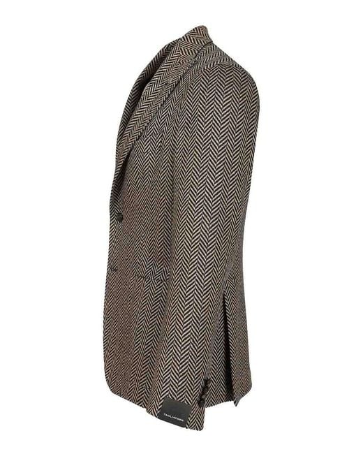 Tagliatore Gray Blazer for men
