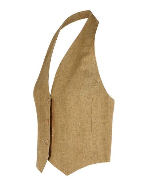 Max Mara Natural "Sauro" Waistcoat