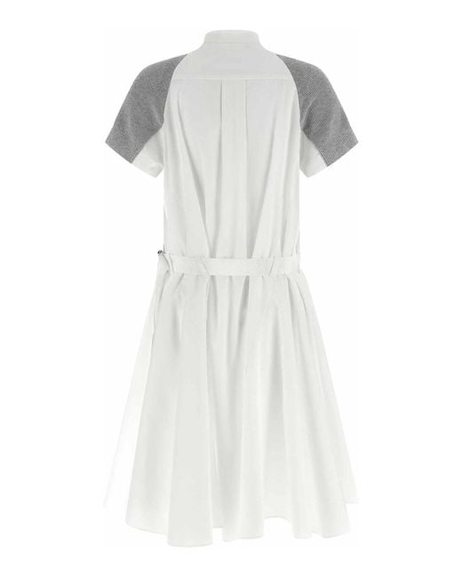 Sacai Gray Hybrid Dress