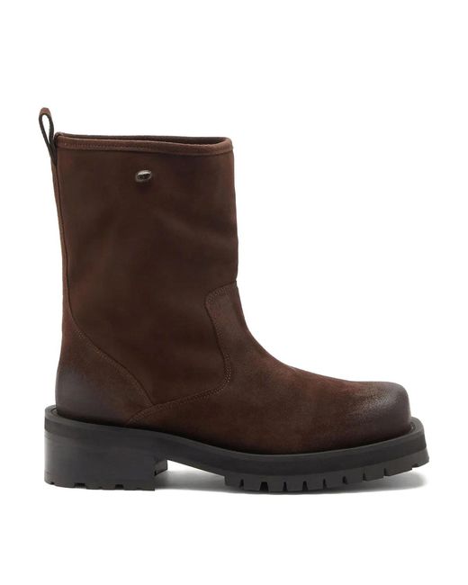 DIESEL Brown Texan D-Texan Bk Shoes for men
