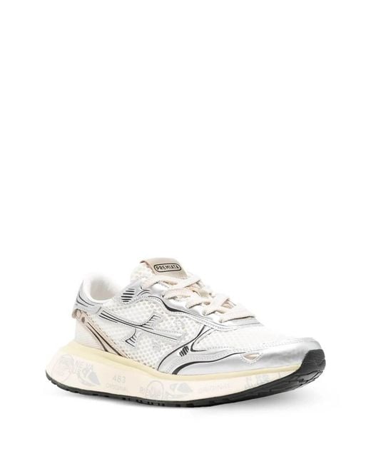 Premiata White Lauryn Sneakers