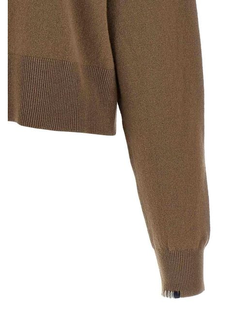 Extreme Cashmere Brown Cardigan