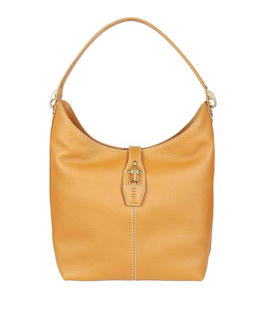 Fay Orange Hobo Bag