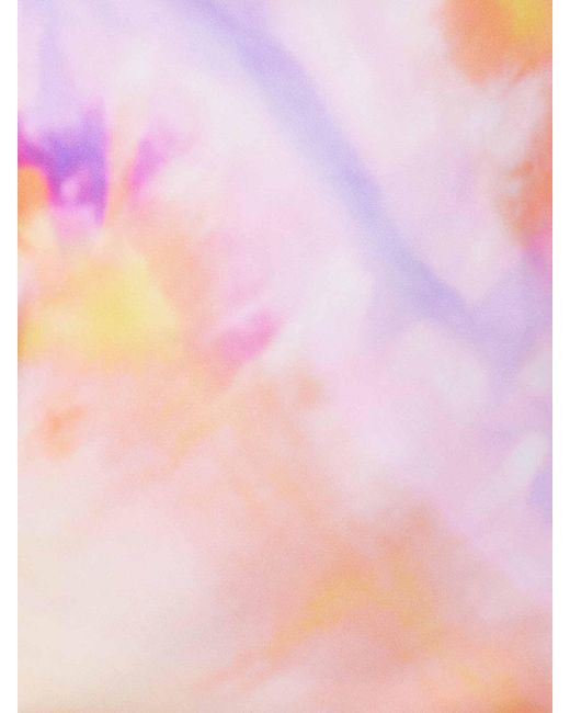Rabanne Pink Printed Satin Top