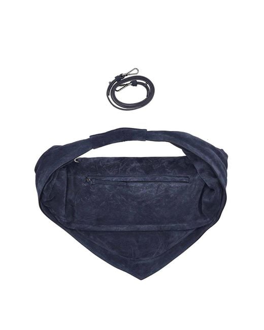 FEDERICO CINA Blue Maxi Tortellino Tote Bag Swede