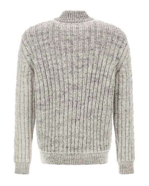 Herno Gray Crewneck for men
