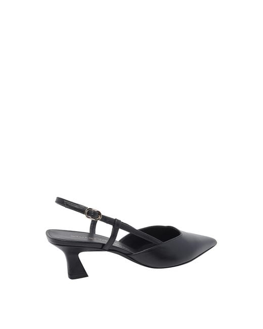 Stuart Weitzman Black Vinnie Slingback