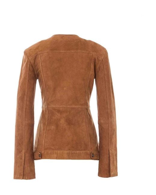 Haikure Brown Suede Jacket