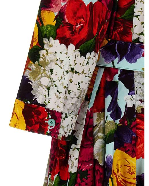 Samantha Sung Red Floral Printed Dress
