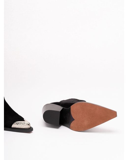 Paris Texas Black 'Dallas' Boots